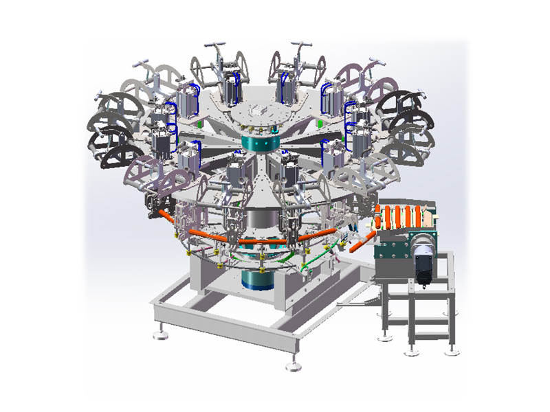全自动旋转排管机